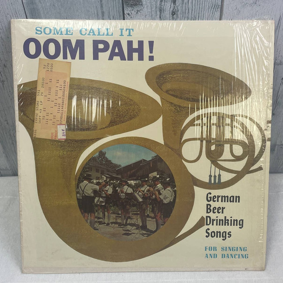 Budget Sound Inc Other - Vintage Some Call It OOM PAH! German Beer Drinking Songs Singing LP Vinyl Record